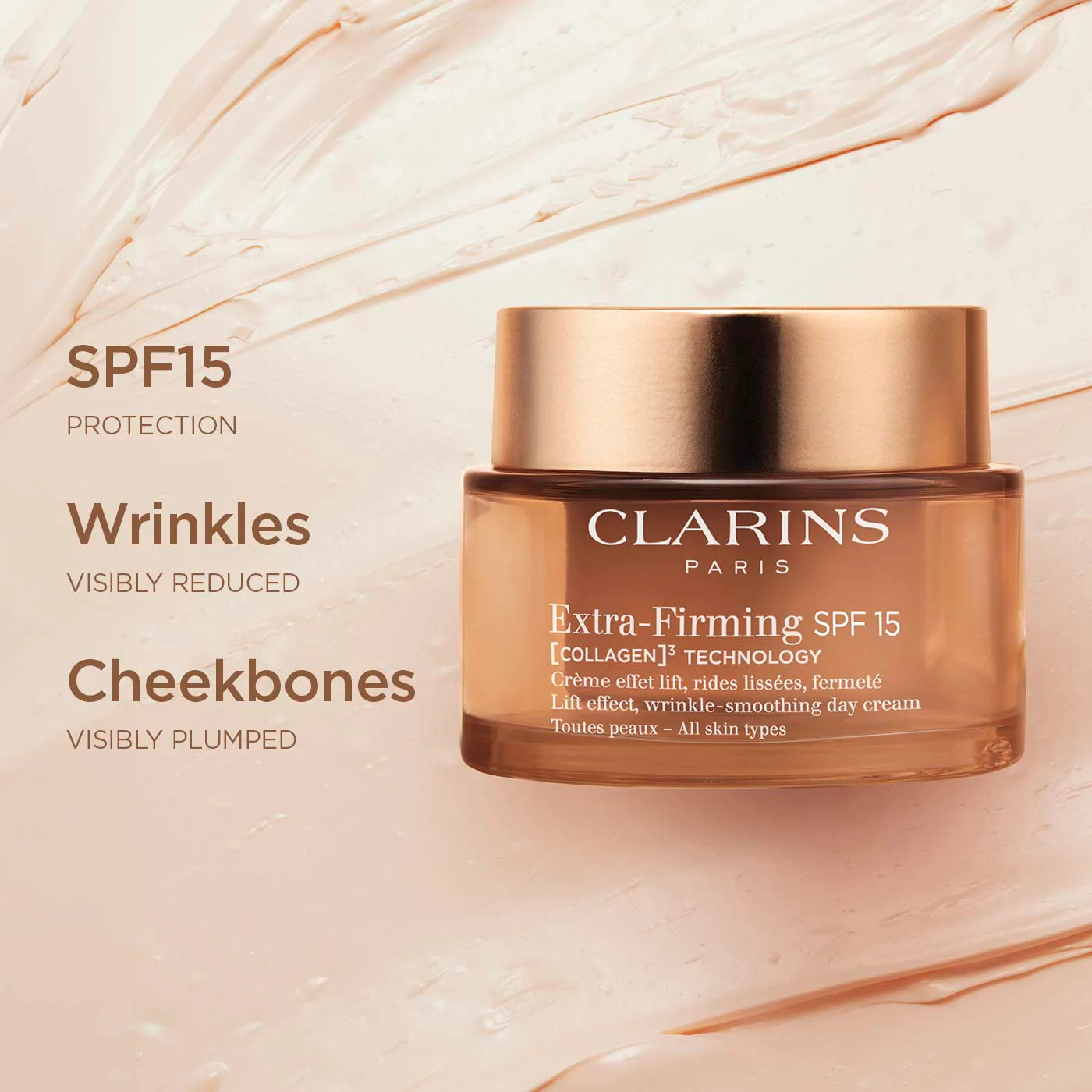 Clarins Extra-Firming Day Cream Spf15 - Image 2