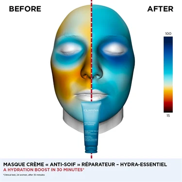 Clarins Hydra-Essentiel [HA²] Cream-Mask - Image 4