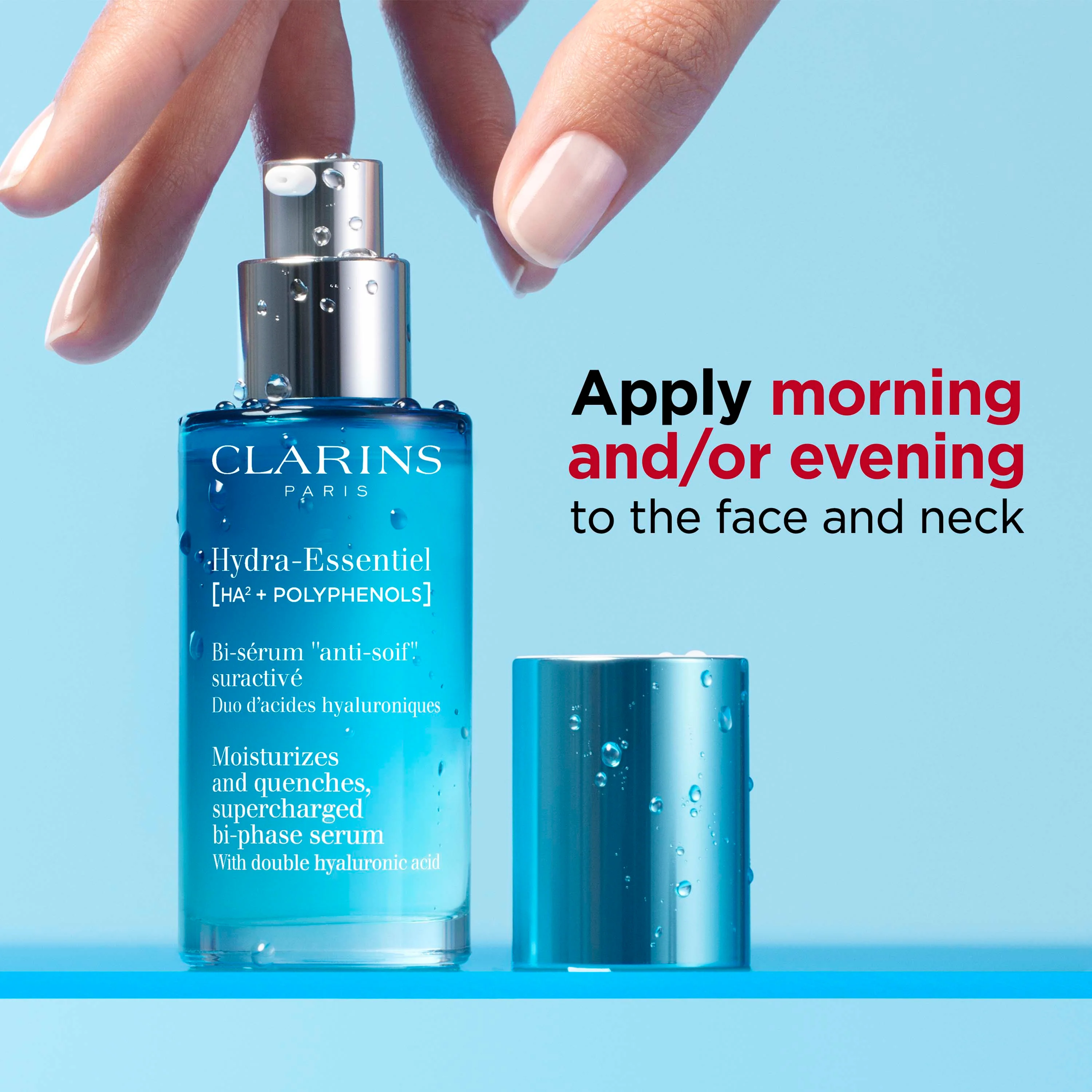 Clarins Hydra-Essentiel  [HA²] Supercharged Bi-phase Serum - Image 4