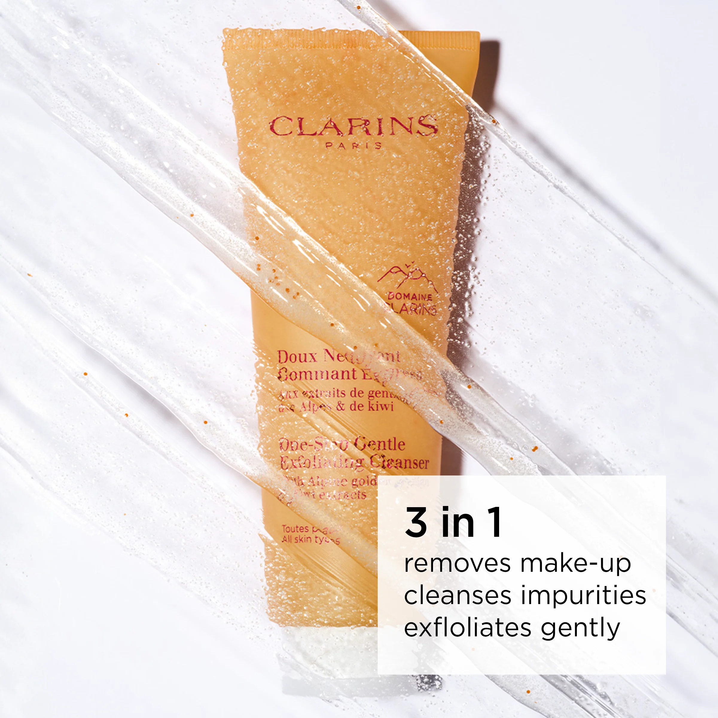 Clarins One-Step Gentle Exfoliating Cleanser All Skin Types - Image 4