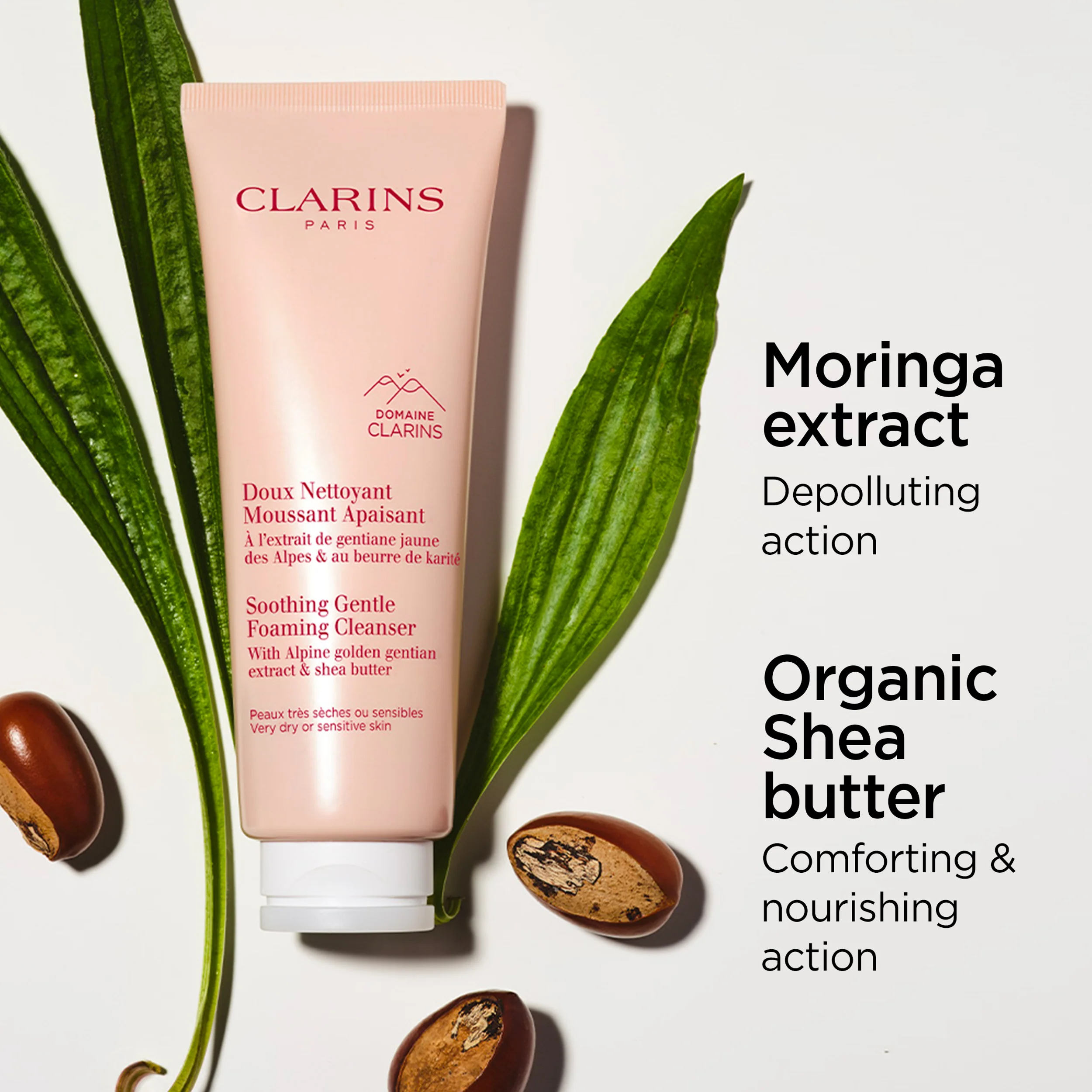 Clarins Soothing Gentle Foaming Cleanser - Image 4