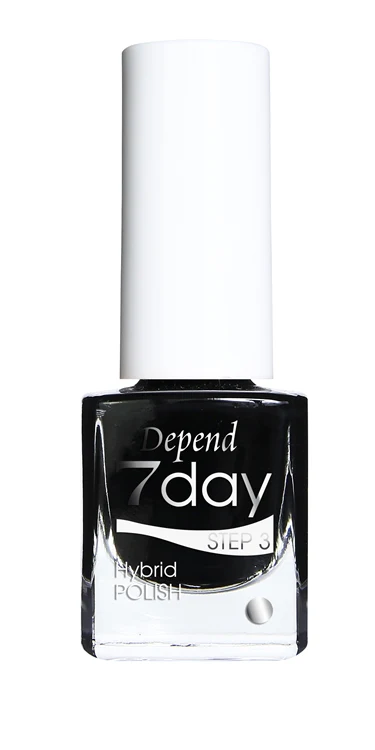 Depend 7Day Nail Polish 7013 Goth Black