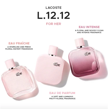 Lacoste L.12.12 Rose Intense Eau De Toilette - Image 3