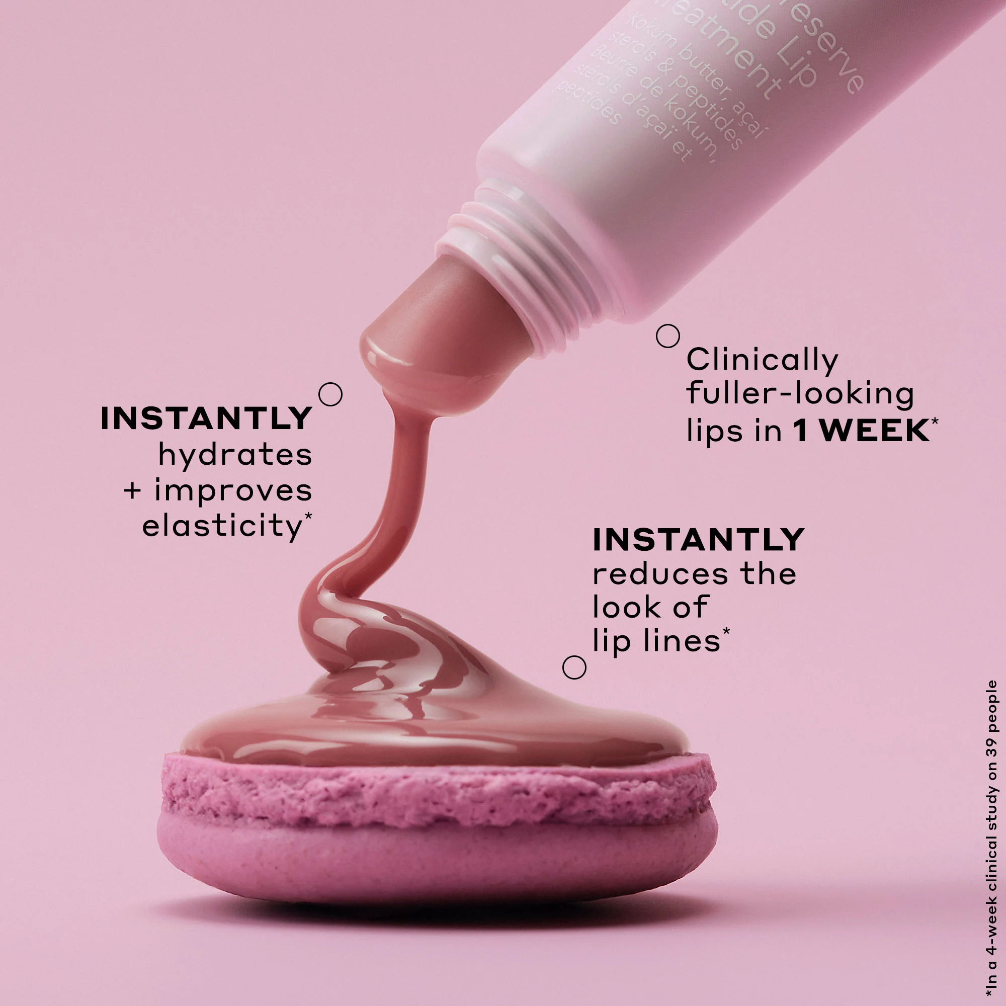 Ole Henriksen Pout preserve Lip Treatment sweet macaron 12 ml - Image 3