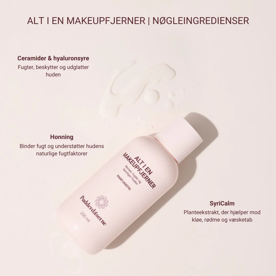 PUDDERDÅSERNE Alt I En Makeupfjerner Parfumefri - Image 3